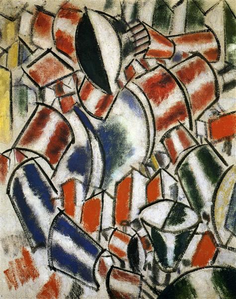 La donna seduta - 1914