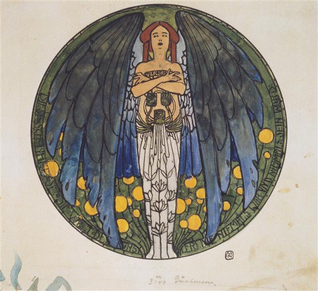 Noha umění kulatého okna - 1897