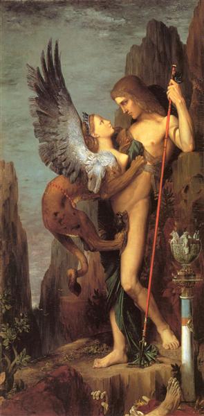 Oedipus and the Sphinx - 1864,