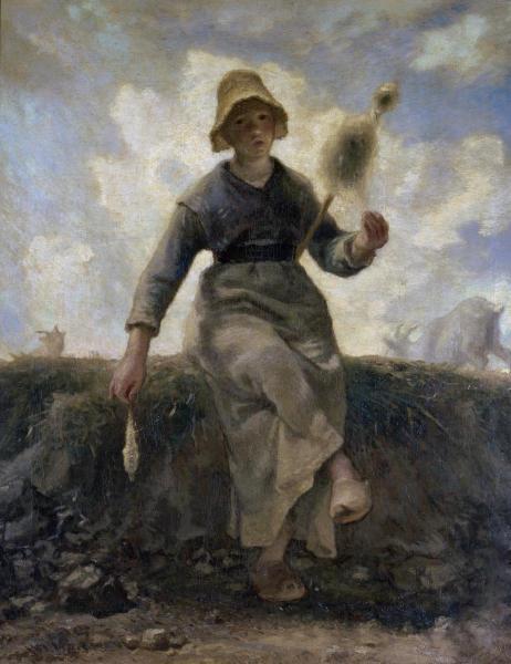 El Hilandero - Cabrero de Auvernia - 1869