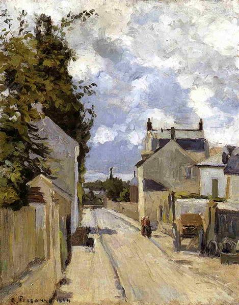 The Calle of the Hermitage - Pontoise - 1874