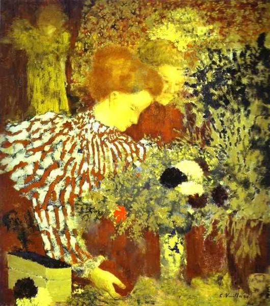 Die gestreifte Bluse - 1895