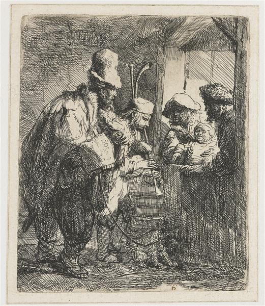 Street musicians - 1635