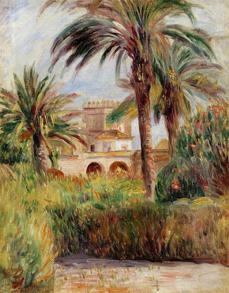 Le jardin d'essai à Alger - 1882