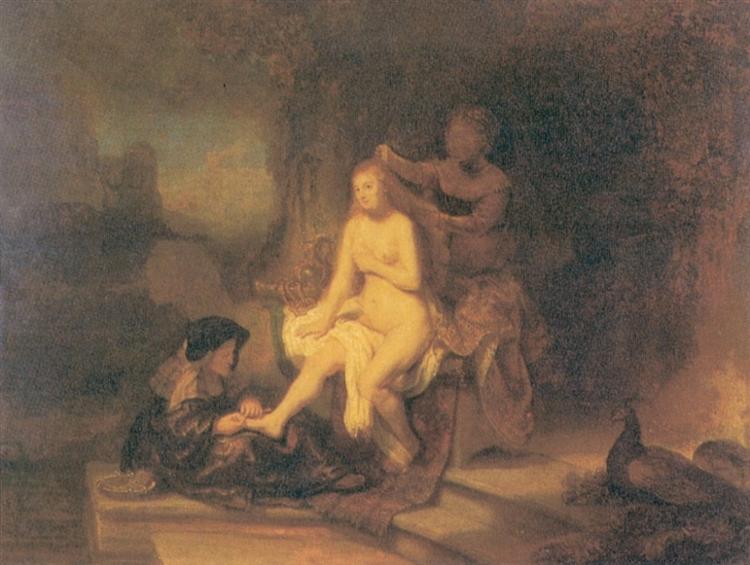 Betsabés Badezimmer - 1643