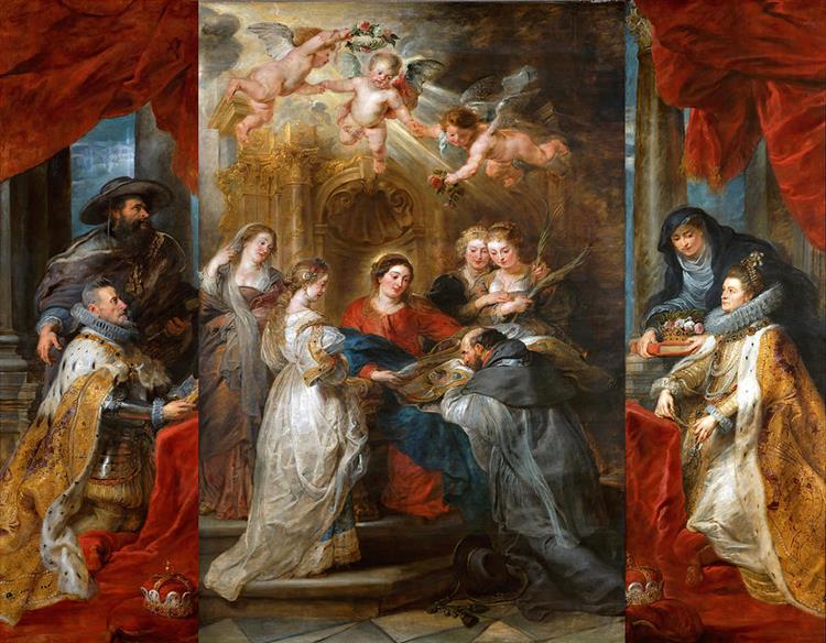 Le triptyque de l'autel de San Ildefonso