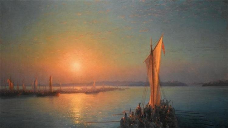 Varegos no Dnieper - 1876