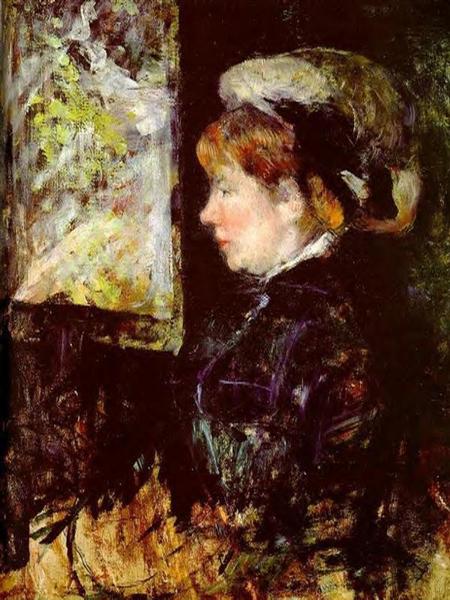 Le visiteur - 1880