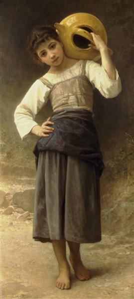 La fille de l'eau (fille qui va au printemps) - 1885