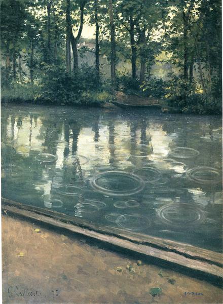 The Yerres - ploaie - 1875