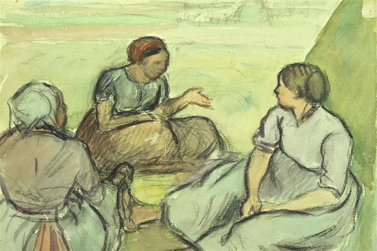 Trois femmes paysannes - 1890