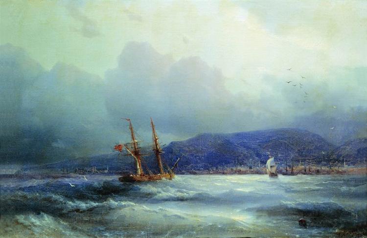 Trebisonda dal mare - 1856