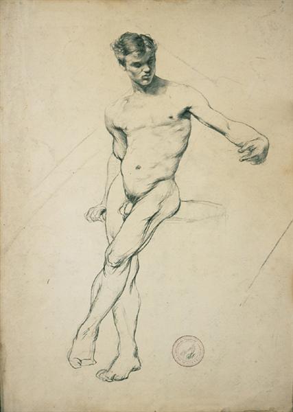 Studio di un giovane nudo
