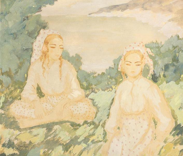 Turkiska kvinnor på Balcic - 1936