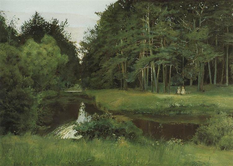 Twilight i den gamle park - 1897