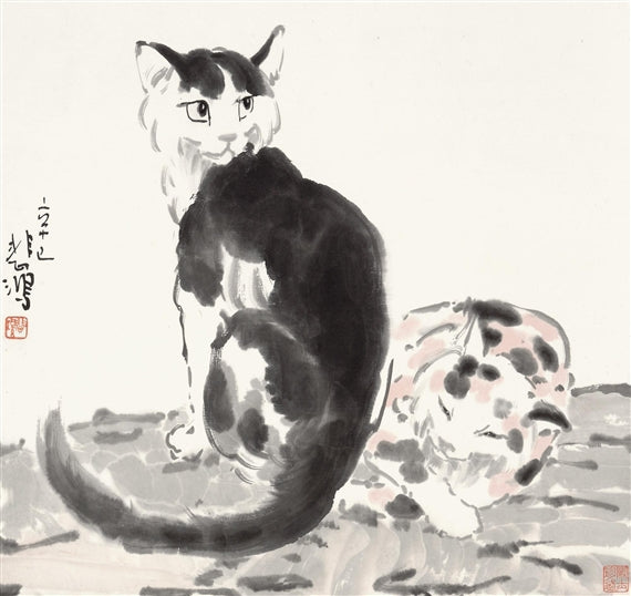 2匹の猫
