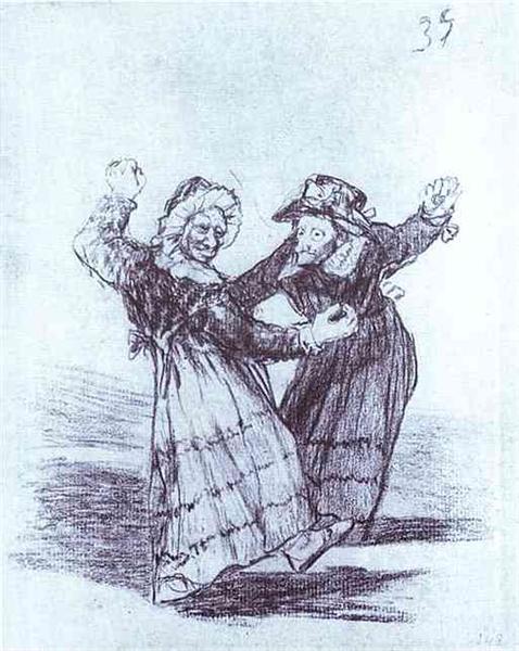 Two Old Friends Dancing - 1828