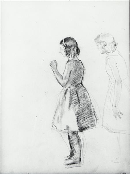 Due studi di una ragazza