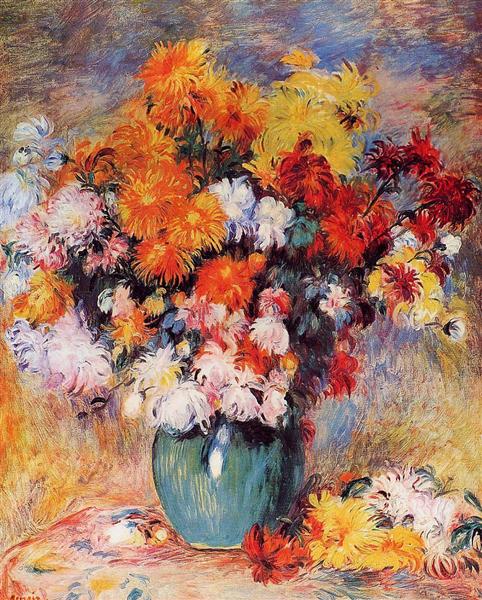 Vase chrysanthemous - 1890