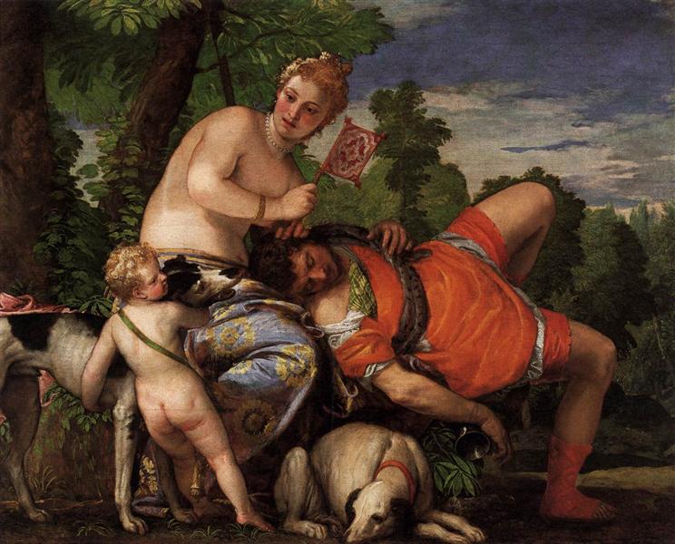 Venus och Adonis - 1582