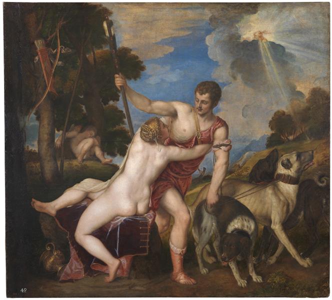 Venus och Adonis - 1554