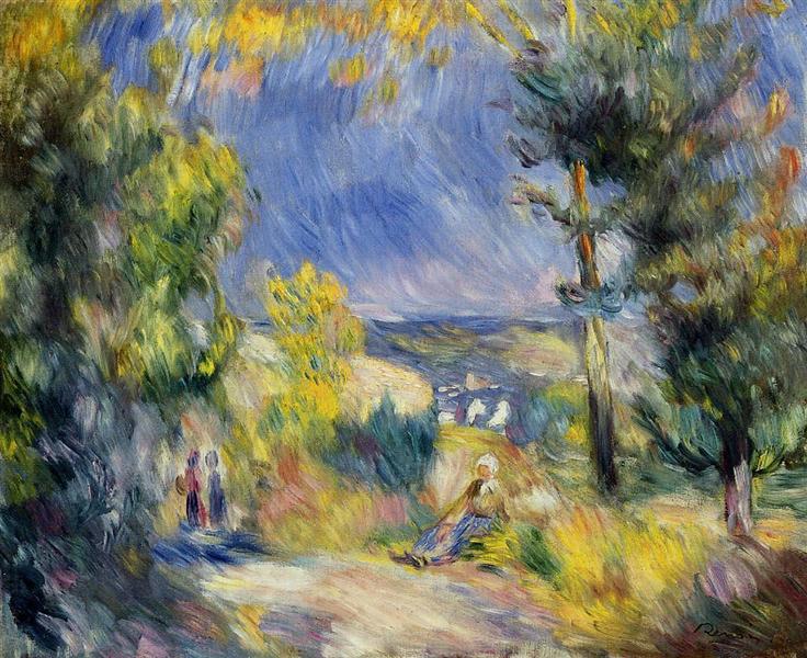 Viz poblíž Antibes - 1889