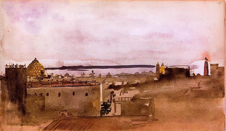 Vista de Nápoles - 1860
