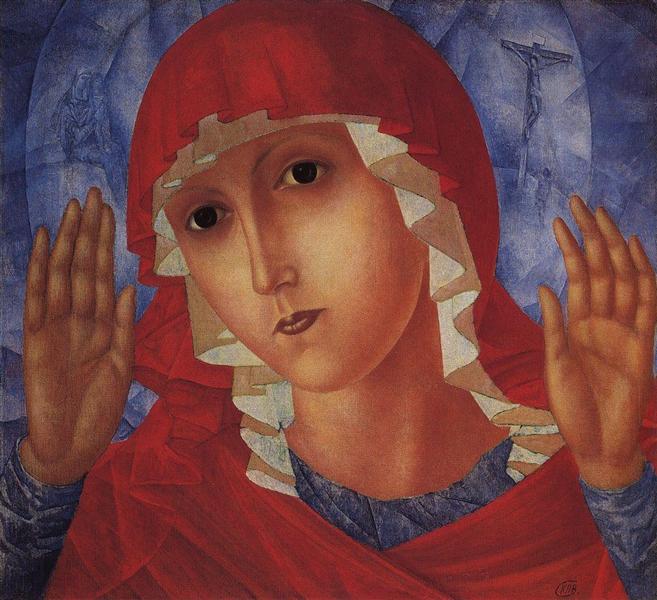 Jungfrau der Zärtlichkeit Malos Herzen - 1915