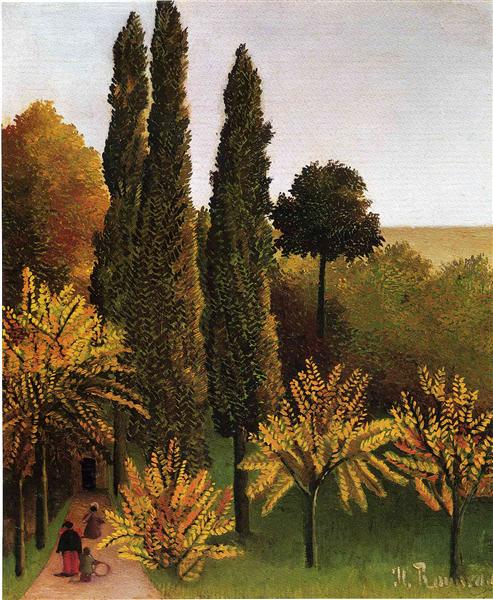 Kävely Des Buttes Chaumont Park - 1909