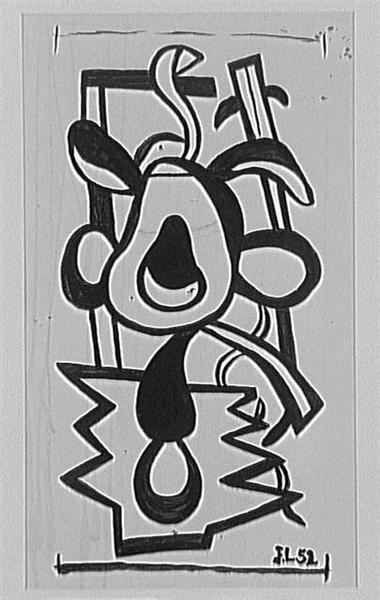 Composición De La Pared - 1952