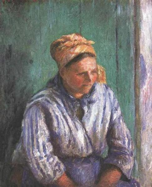 Estudo da Lavadeira (também conhecida como La Mere Larcheveque) - 1880