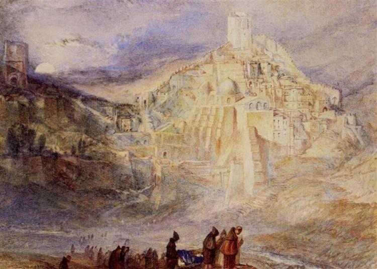 Desierto A Engedi Y Convento De Santa Saba - 1819