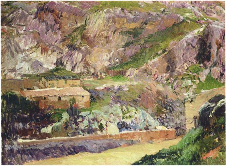 Väderkvarnar i Tagus - Toledo - 1906