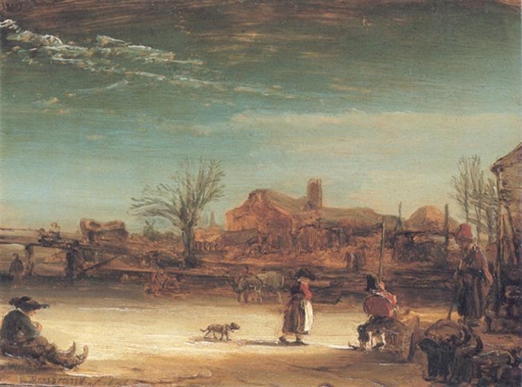 Paysage d'hiver - 1646