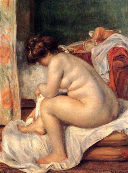 Žena po koupelně - 1896