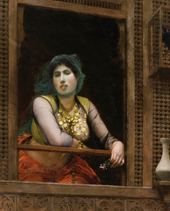Femme sur un balcon - 1888