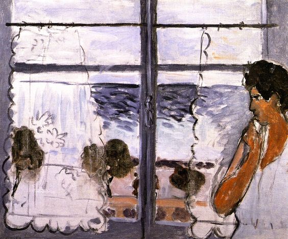 Femme à la fenêtre 1920