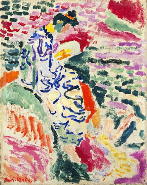 Femme près de l'eau 1905