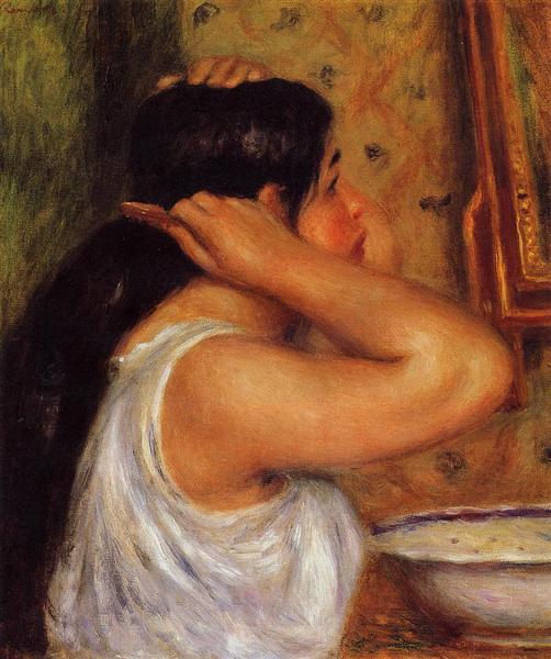Femme se coiffant - 1908