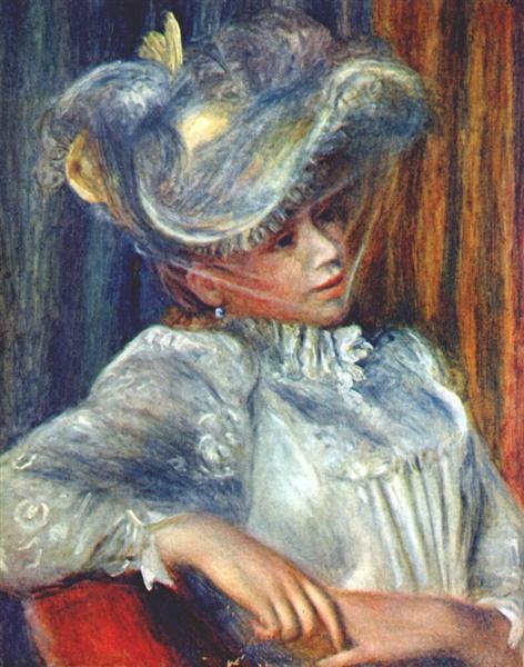 Woman with Hat - 1895