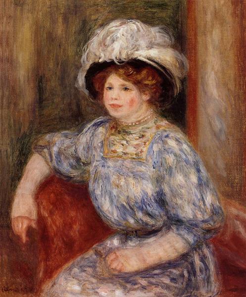 Femme en bleu - 1919