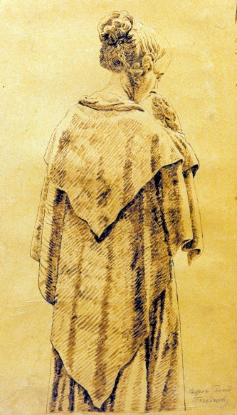 Femme dans une cape