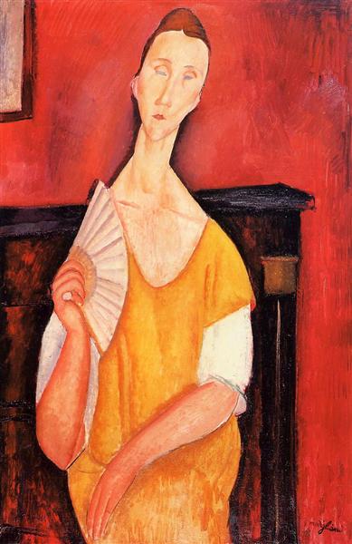 Fan With Fan (Lunia Czechowska) - 1919