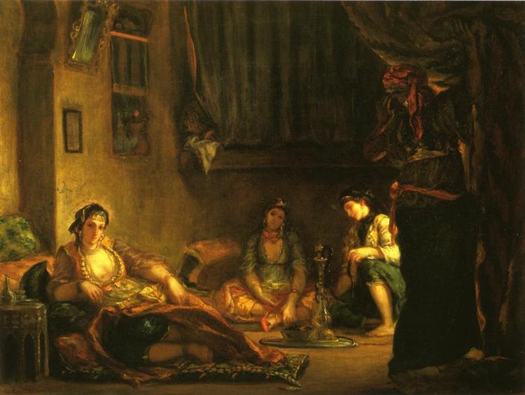 Ženy Alžíru ve svém bytě - 1849