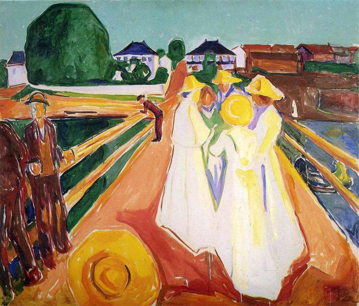 Femmes sur le pont - 1935