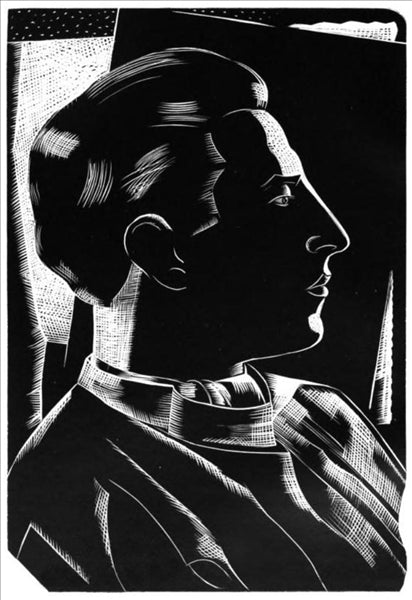 Wooden Recored Self -Portrait - 1923