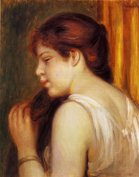 Dívka hřeben - 1892