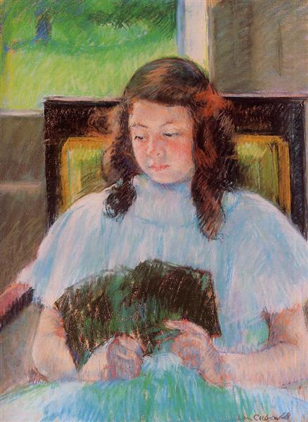 Menina lendo - 1908