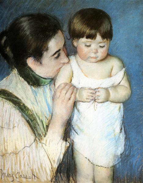 De jonge Thomas en zijn moeder - 1893