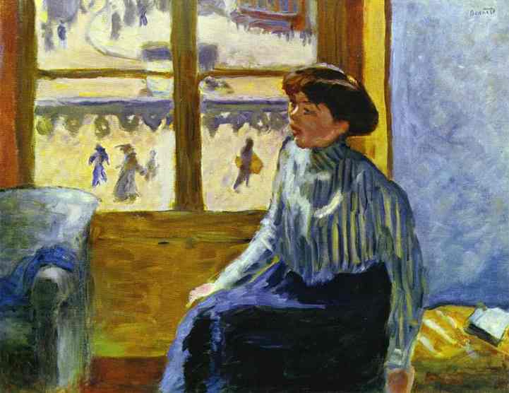 Pencereye genç kadın - 1898